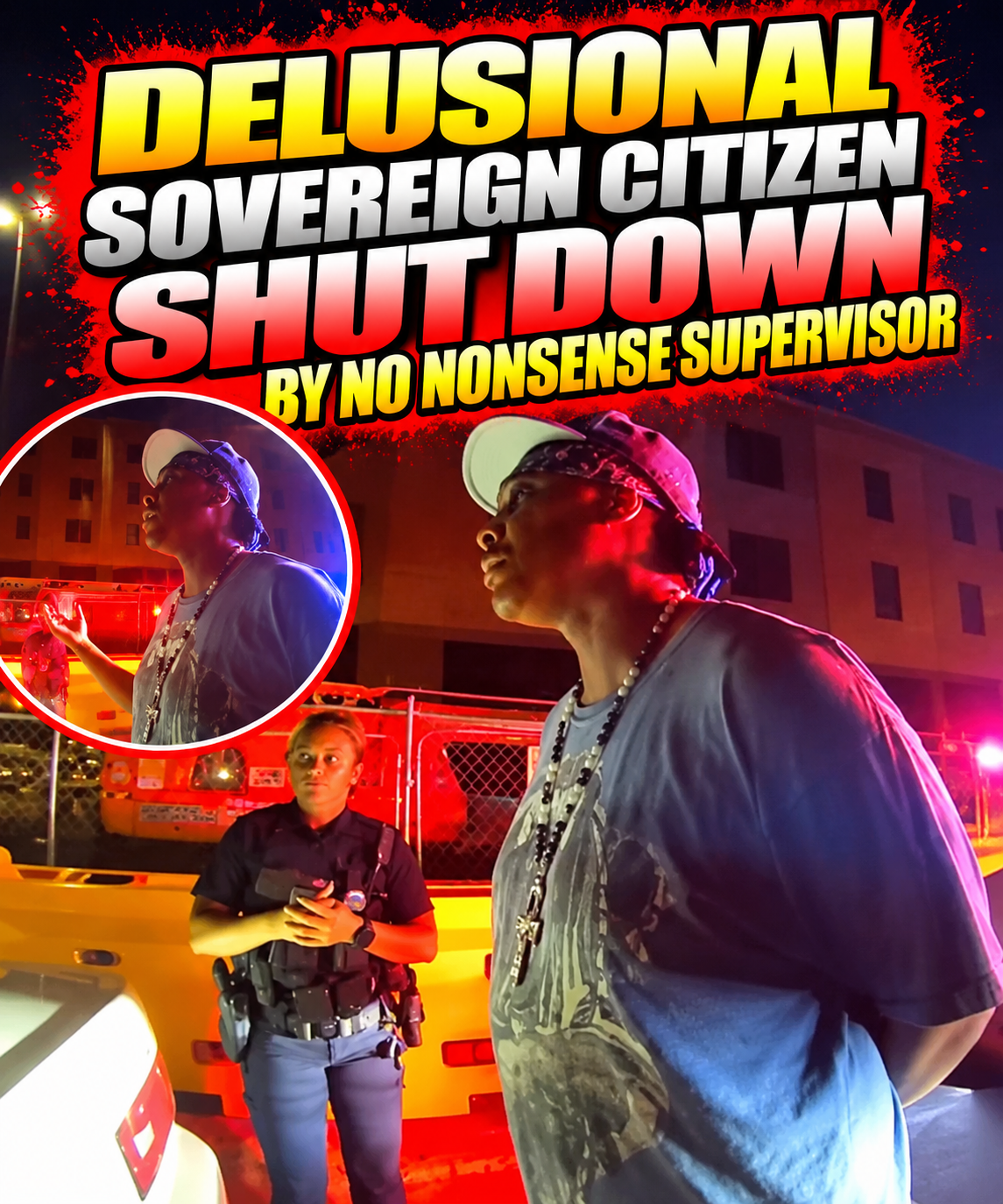 Delusional Sovereign Citizen Shut Down by No Nonsense Supervisor