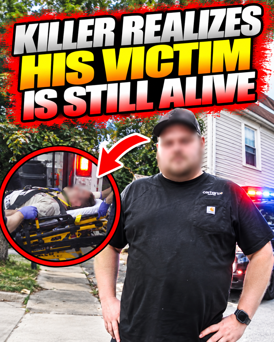 Killer Realizes His Victim Is Still Alive  