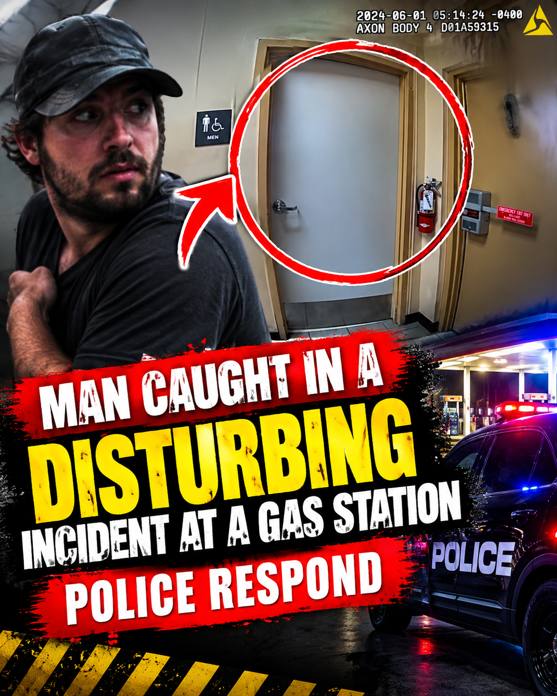 🚨⛽ Man Caught in a Disturbing Incident at a Gas Station | Police Respond US