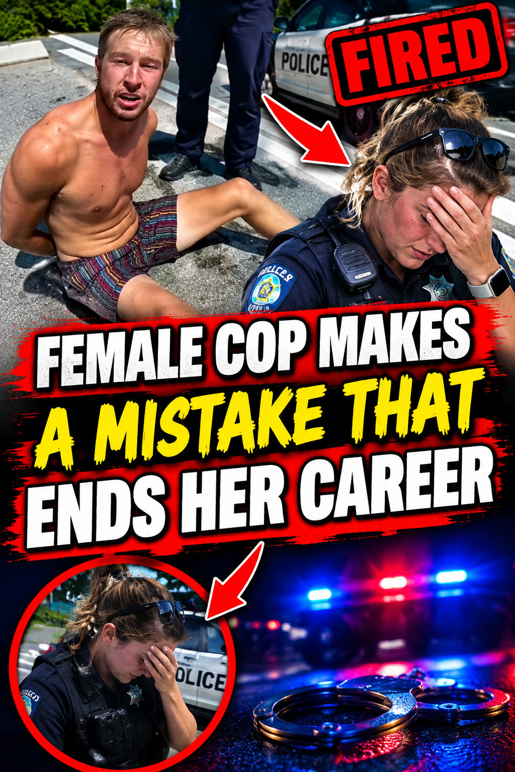 Female Cop Makes a Mistake That Ends Her Career