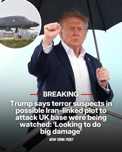 Trump Says Terror Suspects in Possible Iran-Linked Plot to Attack UK Base Were Being Watched: 'Looking to Do Big Damage'