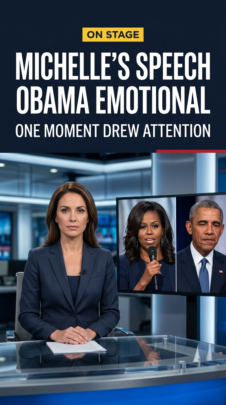 Michelle Obama’s Speech Turned Personal — Then Barack Obama Had a Reaction the Crowd Could See
