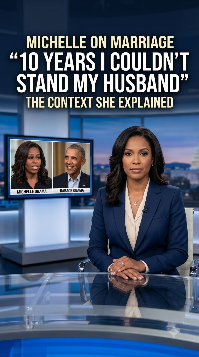 Michelle Obama Said There Were 10 Years She ‘Couldn’t Stand’ Barack