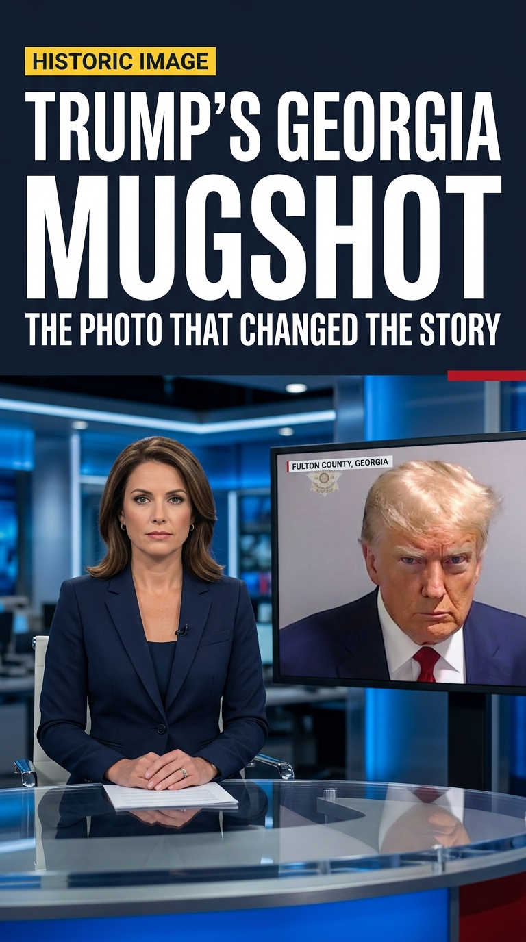 The Night Trump’s Georgia Mug Shot Became Part of U.S. Political History