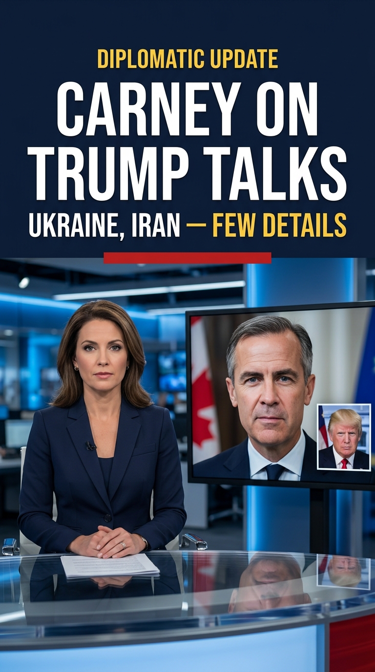 Mark Carney Says He Spoke With Trump About Ukraine and Iran — But One Part Remains Unclear