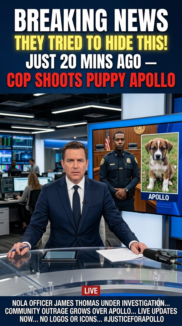 New Orleans Officer Shot 16-Week-Old Puppy Apollo