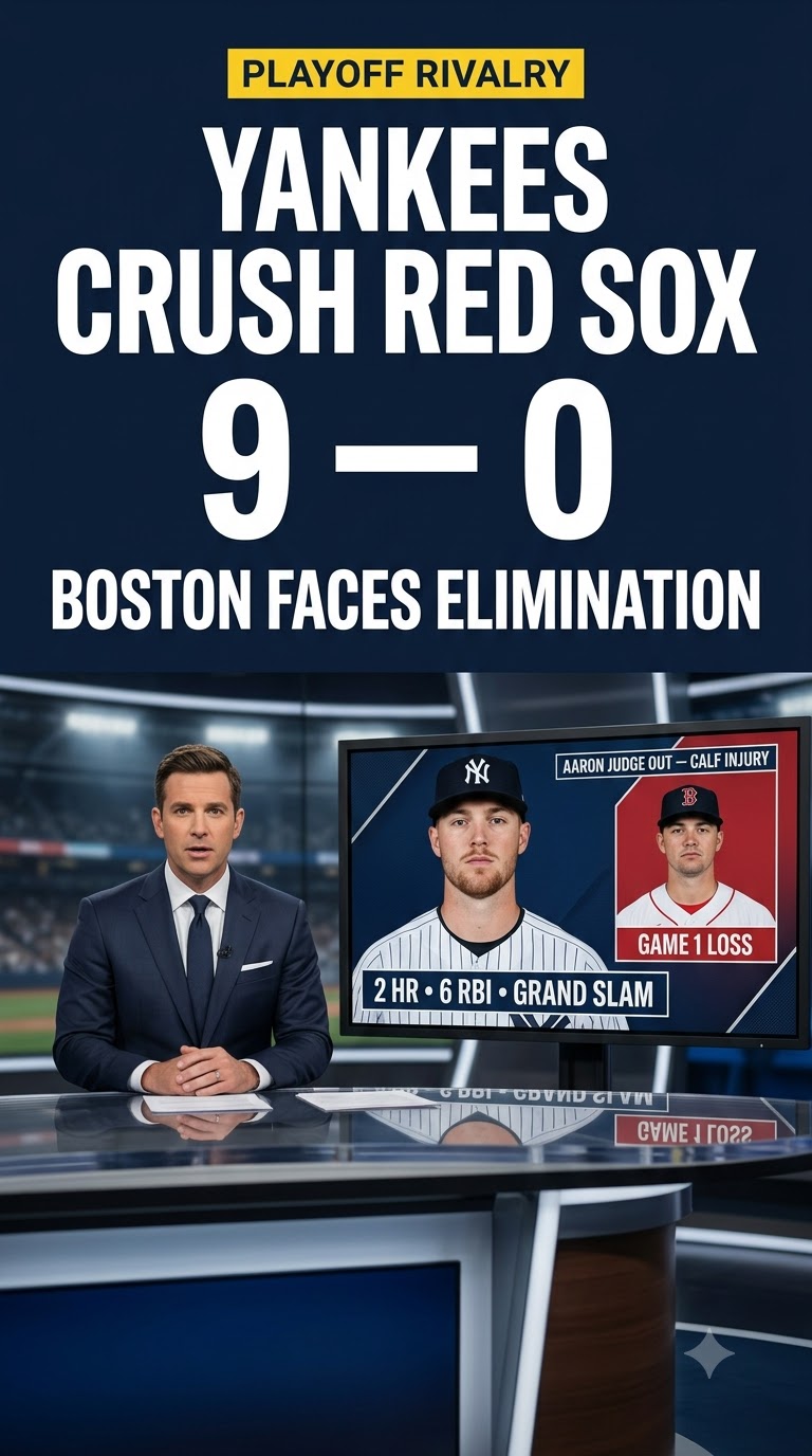 Yankees Crush Red Sox 9-0