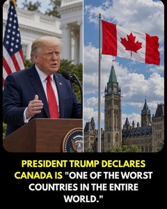 Trump Declares Canada 'One of the Worst Countries in the Entire World' as Trade War Escalates