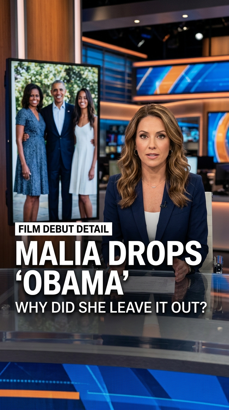 Why Malia Obama Left “Obama” Off Her Film Credits — and What Her Parents Said About It