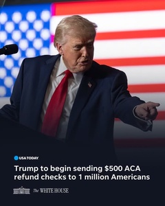 Trump Administration Begins Sending $500 ACA Refund Checks to Nearly 1 Million Americans