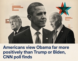 Americans View Obama Far More Positively Than Trump or Biden — and the Gap Is Staggering