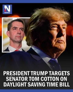 Trump Targets Senator Tom Cotton as Daylight Saving Time Bill Stalls in Senate