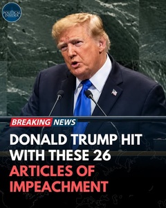 TRUMP HIT WITH 26 ARTICLES OF IMPEACHMENT