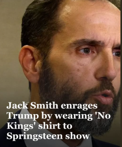 Jack Smith’s ‘No Kings’ Shirt Draws Trump’s Attention After Maryland Music Festival