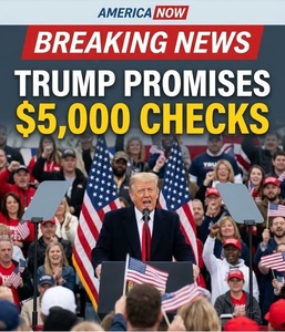 Trump Promises $5,000 to Every American Adult If Republicans Win Midterms