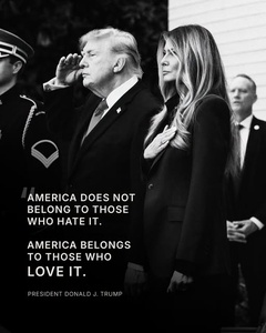 TRUMP’S “AMERICA BELONGS TO THOSE WHO LOVE IT” MESSAGE IGNITES A NEW POLITICAL BATTLE