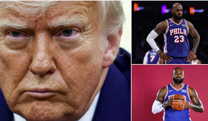 “BOW DOWN AND APOLOGIZE—OR GET OUT OF AMERICA!” TRUMP VS. LEBRON! 
