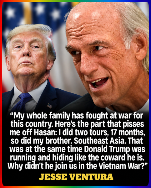 Jesse Ventura Takes Aim at Trump’s Vietnam-Era Draft Deferments in Fiery Hasan Piker Interview