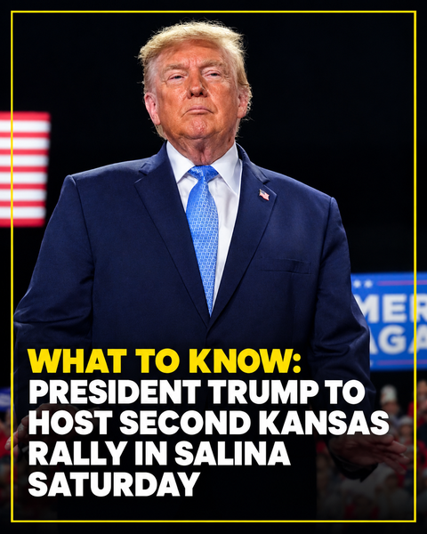 Trump Heads Back to Kansas for a Second Rally as Midterm Campaign Intensifies