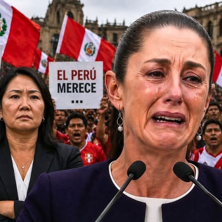 Sheinbaum Rompe a Llorar al Escuchar cómo hablan de México los Peruanos