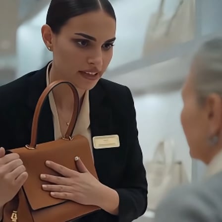  “Miró por encima del hombro a una clienta… y todo le salió mal”