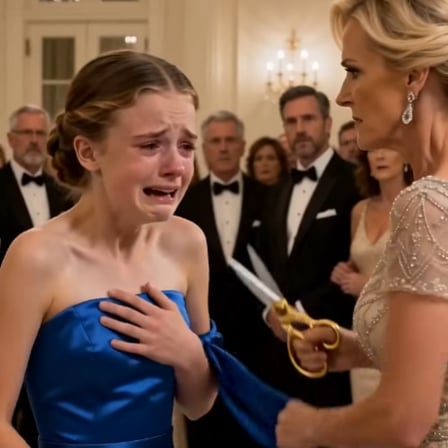  Part 2: The blonde woman stepped forward too quickly.