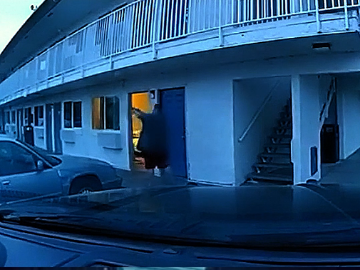 Man Answers the Door With a Gun