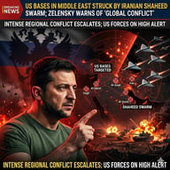 Zelensky Accuses Russia of Arming Iran With Kamikaze Drones Used in Middle East Attacks