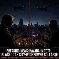 CUBA PLUNGED INTO DARKNESS AS NATIONWIDE BLACKOUT TRIGGERS EMERGENCY RESPONSE