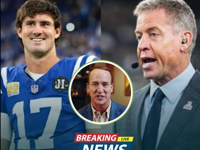 Colts Legend Peyton Manning Defends Daniel Jones After Troy Aikman Criticizes Him Live – Daniel Jones' Response Sparks Excitement Among Colts Fans About the Team's Future