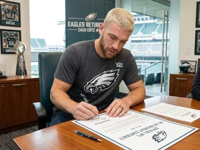 Zach Ertz Signs One-Day Contract to Retire as an Eagles