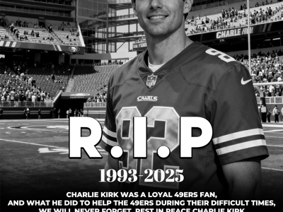 💔 49ers Release Heartbreaking Statement After Tragic Loss of Charlie Kirk — “We Will Never Forget Him” ❤️💛