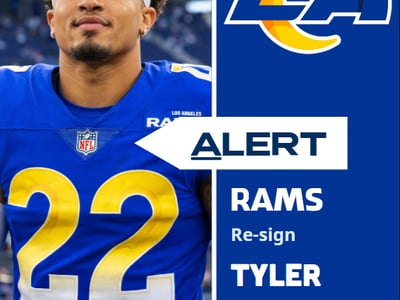 The Los Angeles Rams extend the contract of Super Bowl champion Trent McDuffie through 2030, making him the highest-paid CB "unprecedented" in NFL history