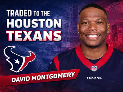 Houston Texans Strengthen Offense by Trading for Star RB David Montgomery from Lions with a Record-Breaking Contract