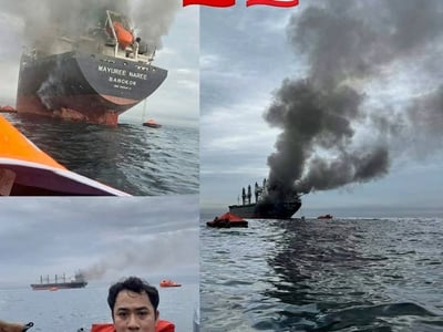 Iran Attacks Thai Cargo Ship in Strait of Hormuz — Global Shipping Shocked as Tensions Explode