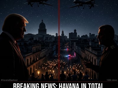 CUBA PLUNGED INTO DARKNESS AS NATIONWIDE BLACKOUT TRIGGERS EMERGENCY RESPONSE