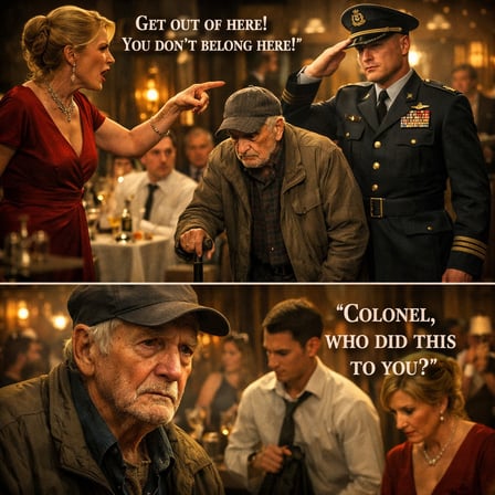 She Publicly Humiliated and Threw Out a Disabled Old Man from a Restaurant… Never Expecting He Was a Retired Colonel