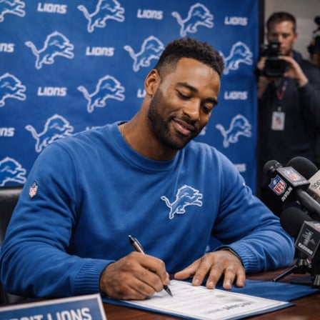 Legend Calvin Johnson Signs One-Day Contract With Detroit to Retire as a Lion, Sends Heartfelt Message to Fans 