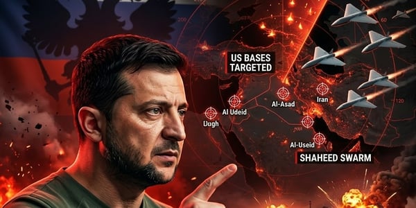 Zelensky Accuses Russia of Arming Iran With Kamikaze Drones Used in Middle East Attacks
