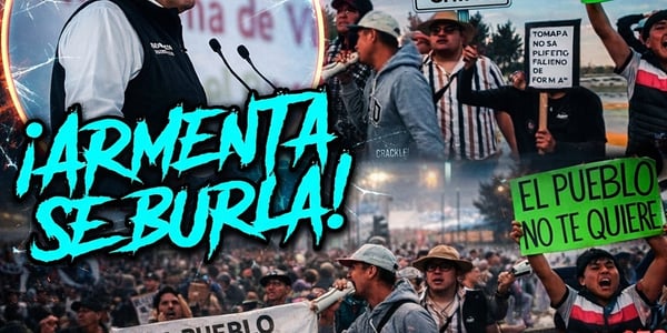 “¡ARMENTA IGNORA ABUCHEOS! ‘HAY LIBERTAD’, DICE… MIENTRAS CRECEN LOS RECLAMOS”