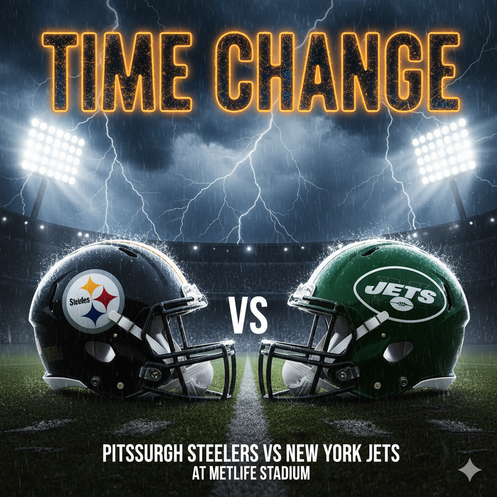 TIME CHANGE: Steelers vs Jets – Week 1 Game Information
