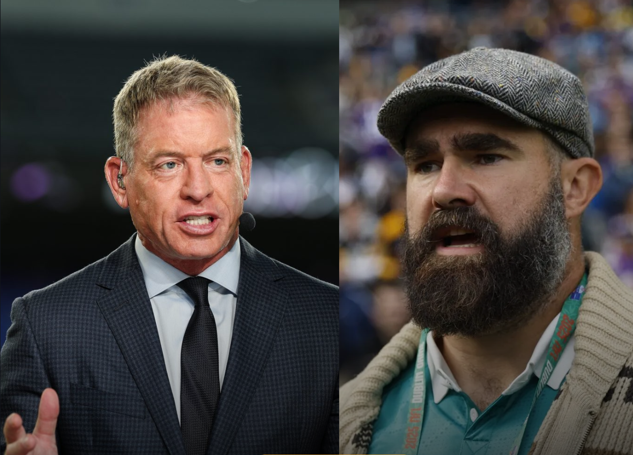 Legend Jason Kelce Responds to Troy Aikman After He Publicly Diminishes Jalen Hurts on Live TV Regarding NFL's 'Tush Push' Rule