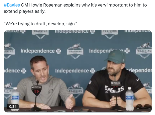  Eagles “Send a Message” to Cowboys: Howie Roseman Shares Winning Philosophy That’s Shaking Up the Entire NFL!