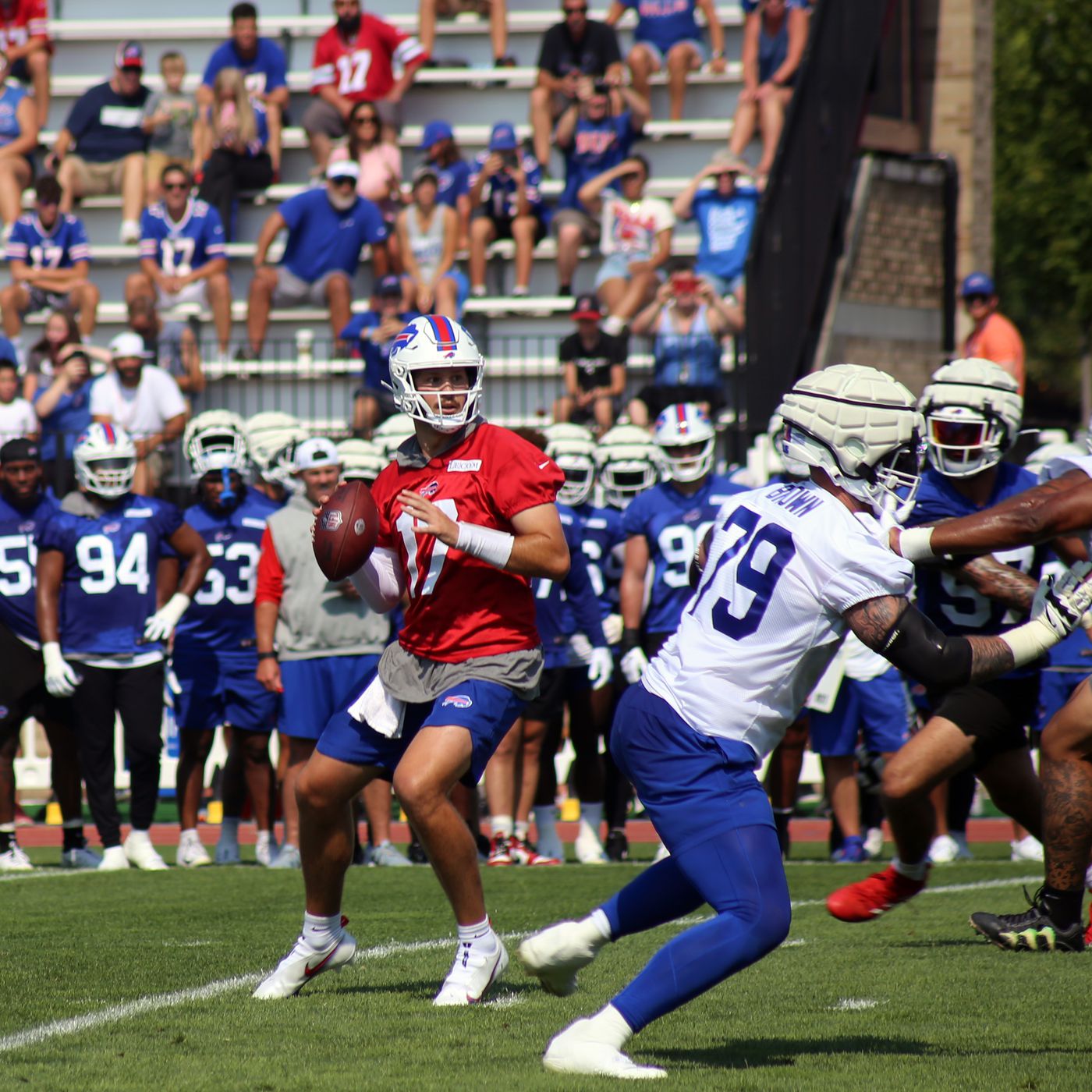 Off-Platform, Cross-Body Bomb: QB1’s Impossible 50-Yard At Camp Throw Rekindles Buffalo’s Super Bowl Hopes!