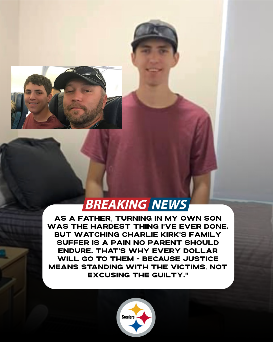 Tyler Robinson’s Father Rejects $1.15M Reward, Donates Entire Sum to Honor Charlie Kirk’s Family