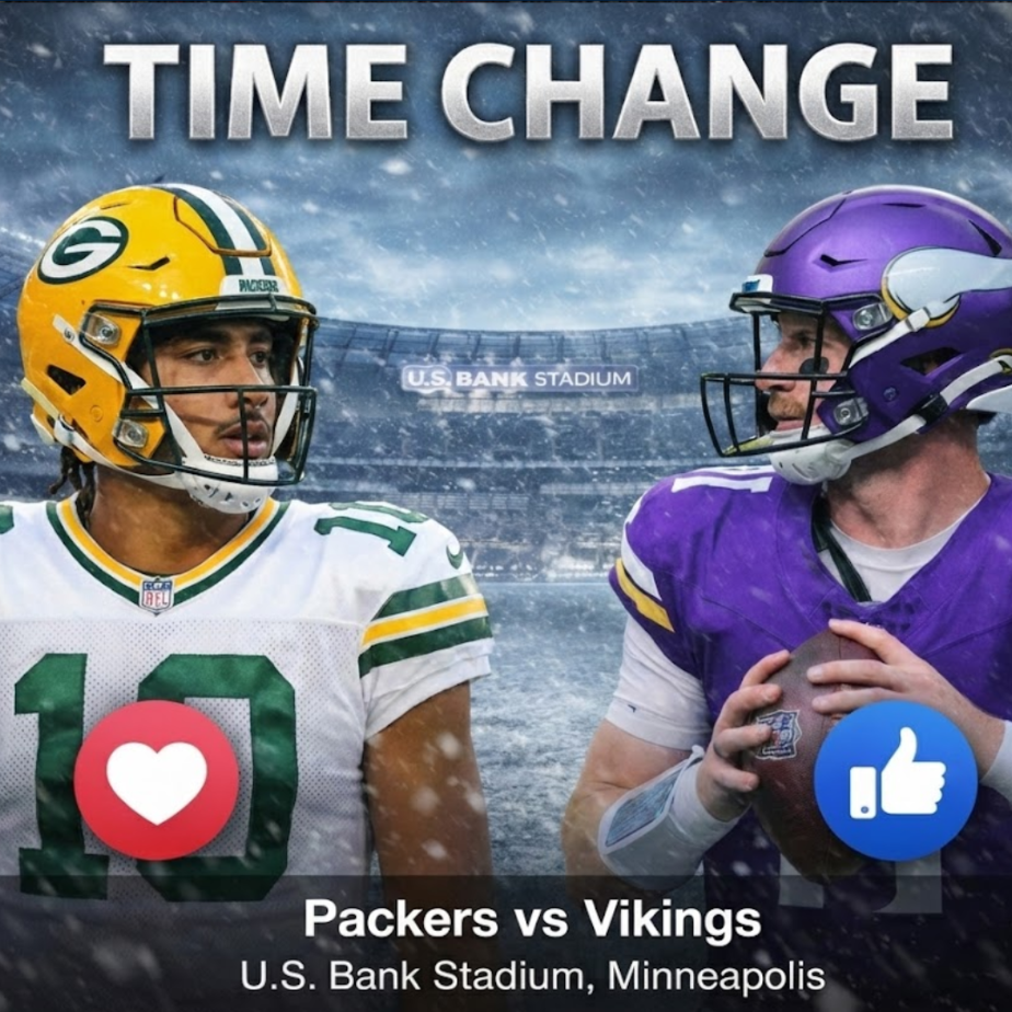 Time Change Packers Vs Vikings Week 18 Game Information File 206642033 