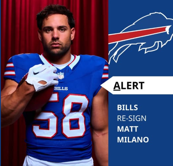 Bills Extend Matt Milano with a Groundbreaking Record Contract
