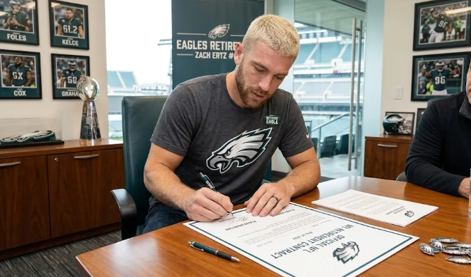 Zach Ertz Signs One-Day Contract to Retire as an Eagles