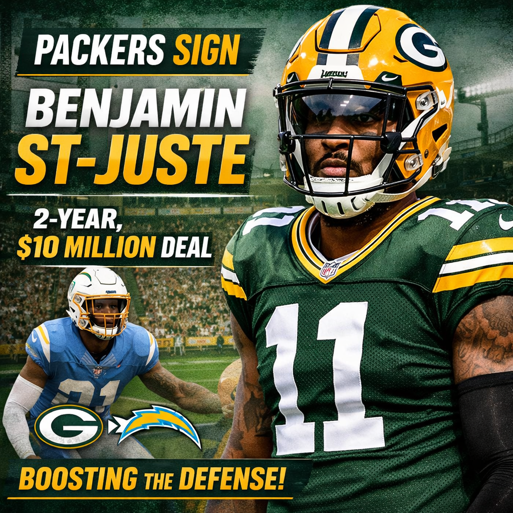 Packers Add Defensive Depth, Sign Former Chargers CB Benjamin St-Juste to 2-Year Deal