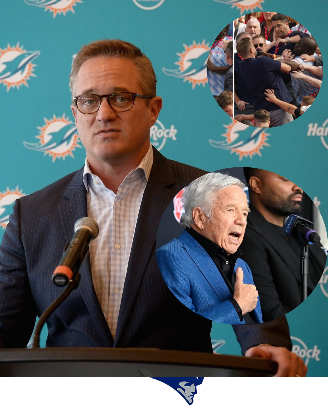 Dolphins President Issues Punishment for Three Fans Who Harassed Patriots Supporters Following Strong Condemnation from Patriots President Robert Kraft